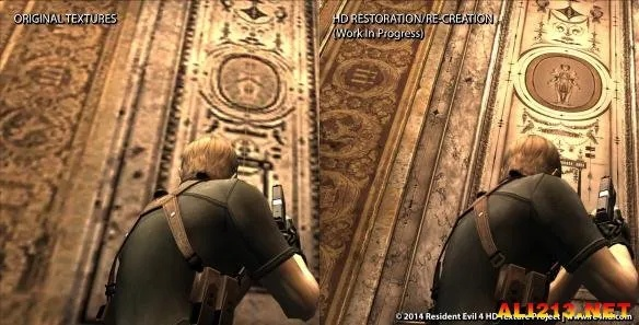《生化危机4》画质大逆袭：自制高清对比图惊艳亮相