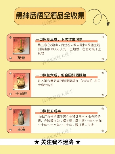 《悟空泡酒秘籍：第五章酒食获取攻略全解析》