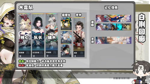 《白荆回廊》队长阵容搭配秘籍，打造无敌战队！