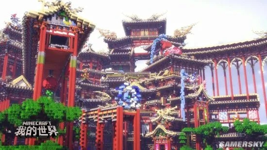 《宁京城建筑风采：探秘《我的世界》独特建筑艺术》