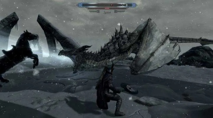 《上古卷轴5》Kinect演示曝光：龙吼重现，天际战火再燃