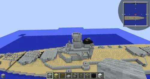 《我的世界》战舰制作攻略：蒙大拿级战列舰建造秘籍，轻松打造海上霸主