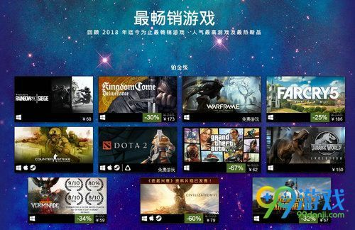 《Steam2018年度手柄友好游戏榜：盘点最佳手柄操作体验》