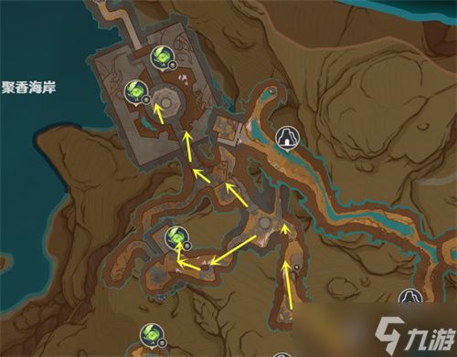 《原神》3.6荒石苍漠草神瞳全攻略：浮罗囿草瞳速刷秘籍