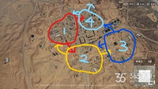 绝地求生沙漠TB城攻略：高效搜索路线与实战技巧揭秘