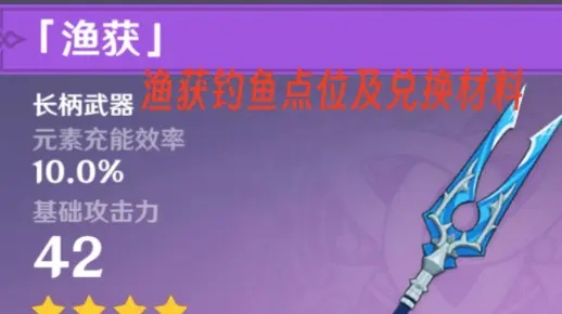 《原神》雷电将军专属武器钓鱼点揭秘！雷神武器渔获攻略速查