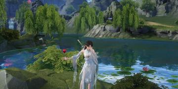 剑侠世界3夏日新品惊艳亮相，新荷映清光，绿荫凉池畔，畅享初夏！