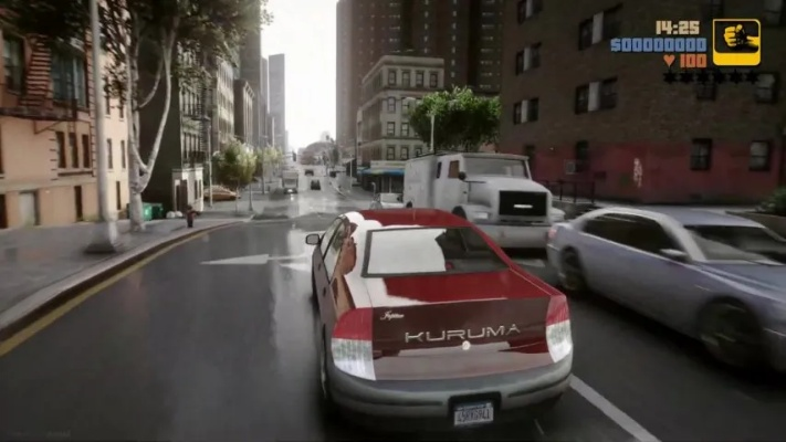 虚幻5重制《GTA3》惊艳亮相，玩家自制效果震撼全场！