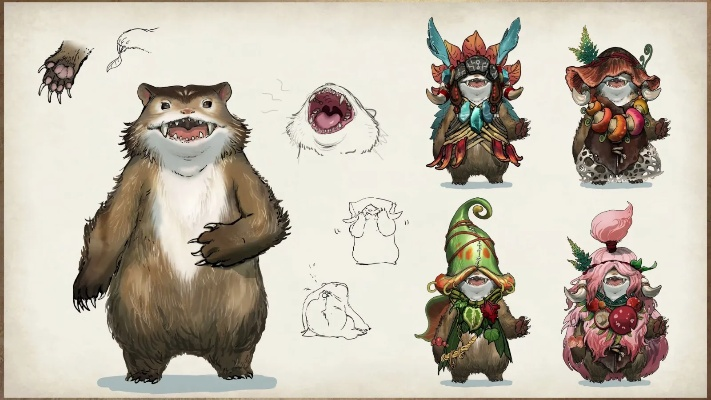 《野兽之影》萌化敌人设定图曝光！惊萌来袭