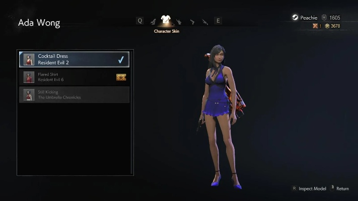 《生化危机Re：Verse》蒂法紫裙Mod：性感女神，视觉盛宴！