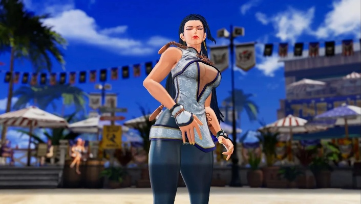 《拳皇15》新角色曝光：跆拳道女神梁亮相，神秘妖艳引热议