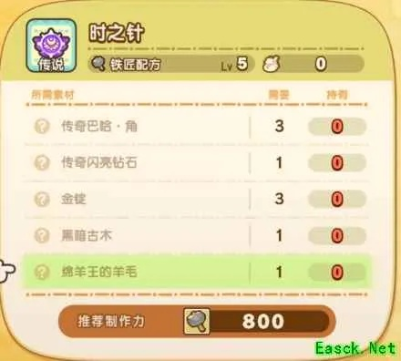 《幻想生活》独门秘籍：轻松获取时之针配方，揭秘时间少女偷窃之谜