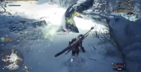 《荒野猎怪秘境探，冻峰龙剑单手行》