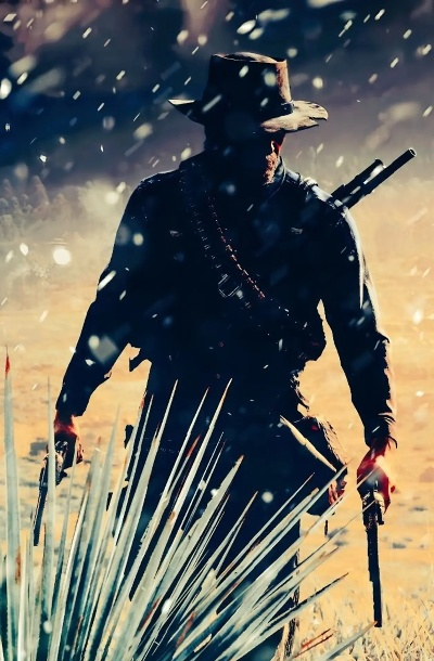 荒野传奇再续，110艺术家共绘《大镖客2》新篇章