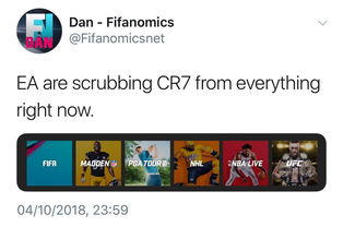 EA严审C罗代言：性侵指控引发价值观反思