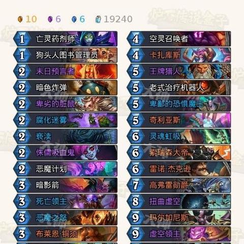 《炉石传说》全回归自选卡组深度解析：揭秘新策略价值点