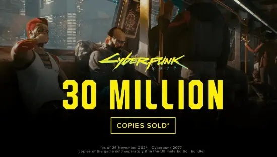 《赛博朋克2077》狂销3000万，DLC突破800万！玩家狂欢！