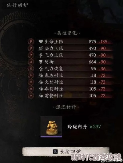 《黑神话悟空》玲珑内丹高效速刷攻略，轻松提升内丹获取效率