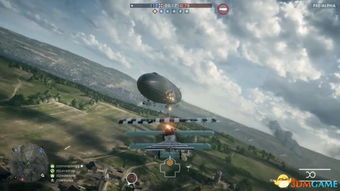 战地1惊现壮观飞艇龙卷风暴坠地奇观解析