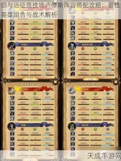 百英雄集结，阵容攻略：揭秘新价值英雄崛起