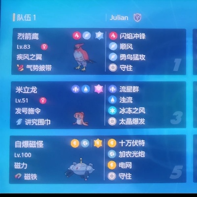 《宝可梦朱紫》G吃吼霸黑马队攻略：独家技巧揭秘