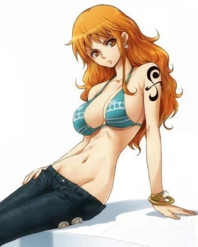 《海贼王》娜美泳装亮相，性感魅力燃爆战场！