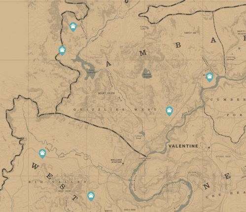 《荒野大镖客2》高清地图大揭秘！独家分享！