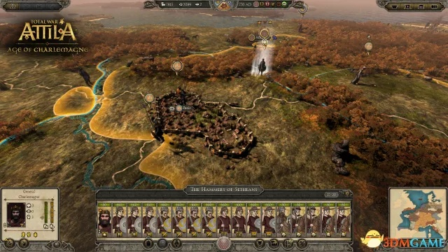 《全面战争：阿提拉》DLC揭秘，查理曼大帝新纪元降临