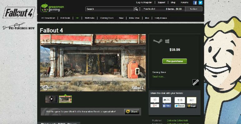 《辐射4》Steam独占繁日双版，深度体验全新价值之旅