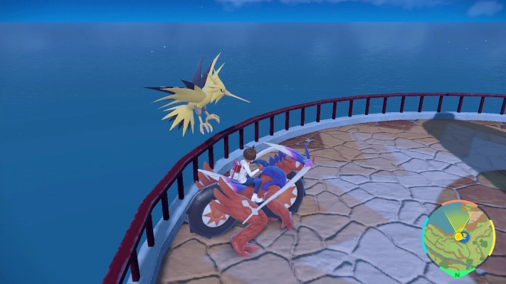 《宝可梦朱紫》蓝盘DLC神兽位置探秘：闪电鸟藏匿之谜揭晓