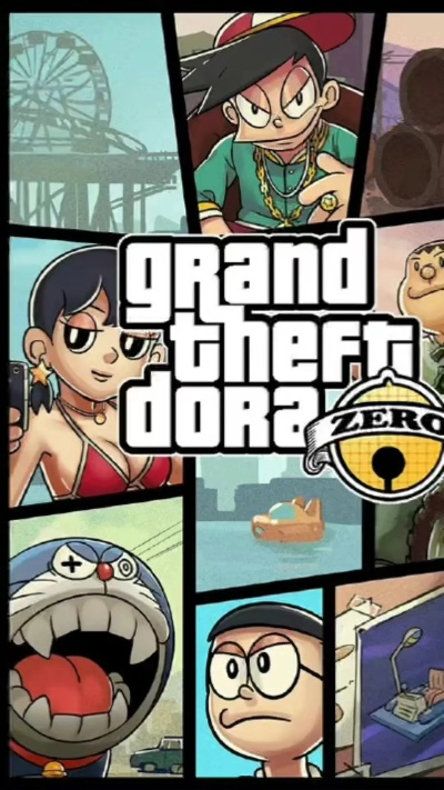 哆啦A梦奇遇记：穿越GTA5，解锁梦幻冒险之旅