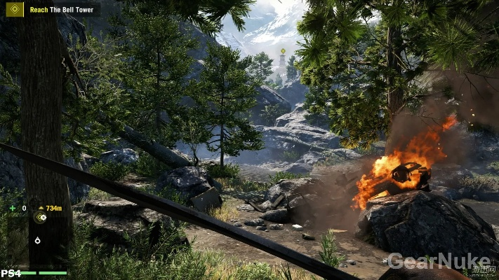 《孤岛惊魂4》画面升级揭秘：实机截图与宣传图不缩水对比震撼呈现