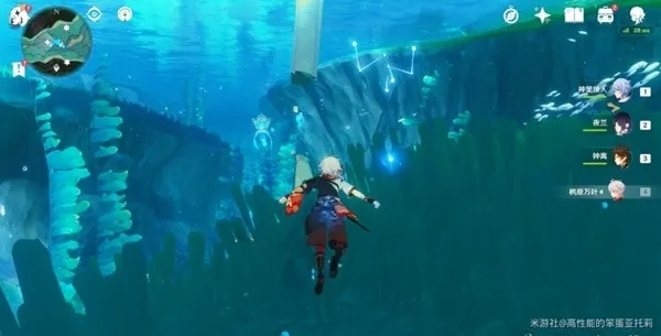 《原神》4.1水神瞳全搜集秘籍，枫丹水域探宝指南揭秘