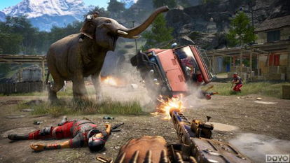 《孤岛惊魂4》新截图首曝：“霆锋”双雄孤岛冒险启程