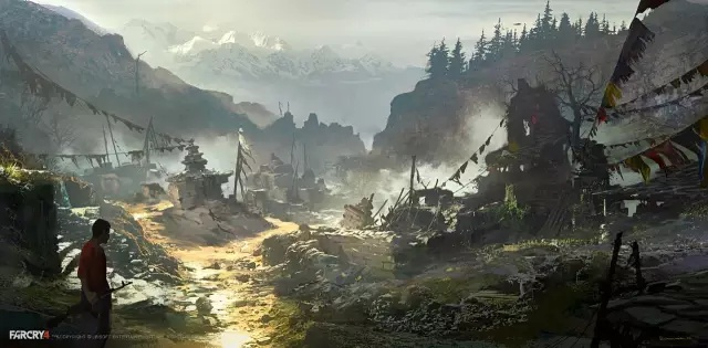 孤岛风光绝美，《孤岛惊魂4》惊艳概念图赏映入眼帘