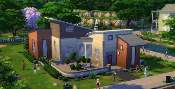 建筑奇趣揭秘，体验《模拟人生4》全新创意乐园