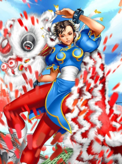 力量之美，街霸女神风采独领风骚