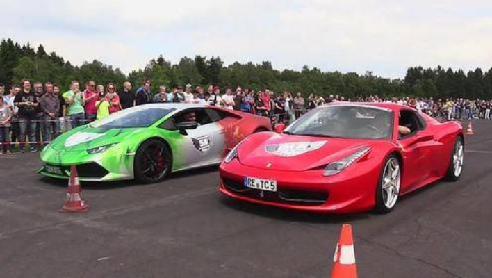 兰博基尼巅峰对决法拉利，极致速度新篇章