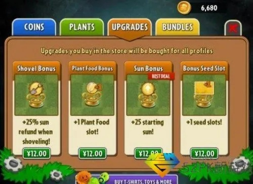 《植物大战僵尸2》购物清单曝光：总成本500元内轻松解锁宝藏