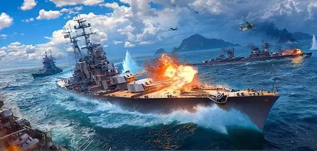 《大海战四月激战启幕：揭秘《海上巨兽：战舰》全新战舰风采》