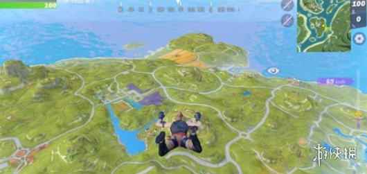 《堡垒之夜》新手必看！精准跳伞攻略，快速起飞技巧解析