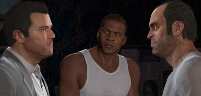 三主角狂笑再现！GTA4笑料百出演绎GTA5预告片新篇章