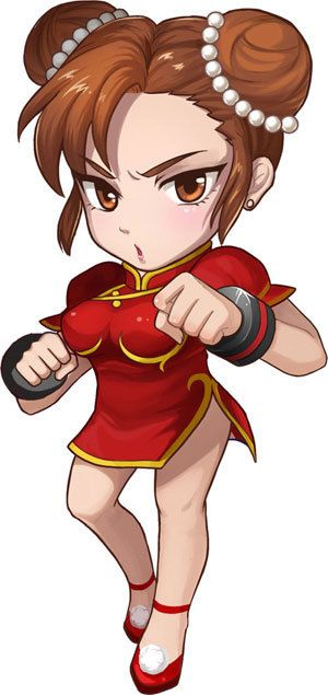 萌版《街头霸王》Q版对决，人妖姐惊艳亮相引热议