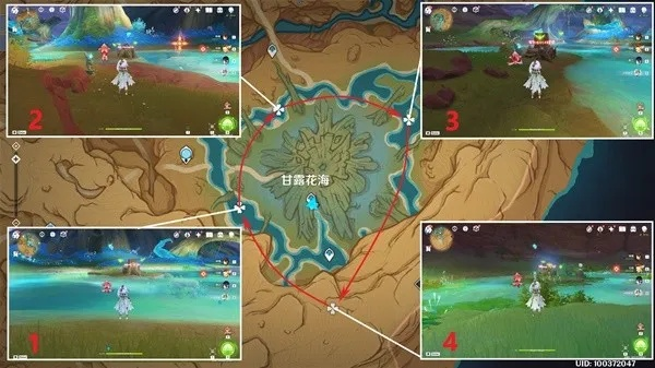 《原神》3.6草神瞳全收集攻略：苍漠囿土秘境探秘指南