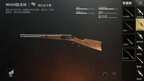 Win94详解：绝地求生射击利器，实战技巧全解析