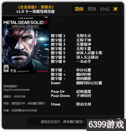 《合金装备5：原爆点》PC版画质升级，惊艳视觉体验！