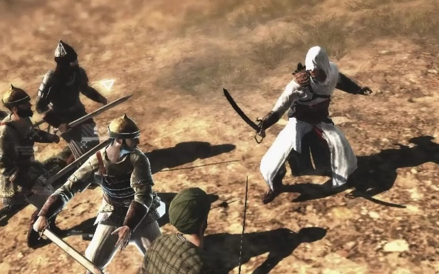 刺客信条,影弥助火绳枪处决动画,美式居合小子靠谱吗?