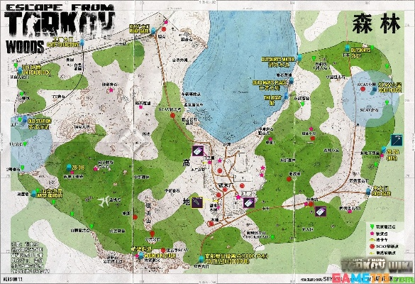 《塔科夫森林地图解析》高清资源分布攻略一览