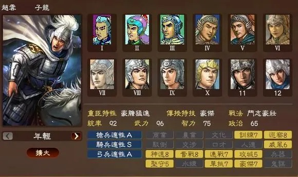 三国群英图鉴揭秘：三国志13武将风采全览