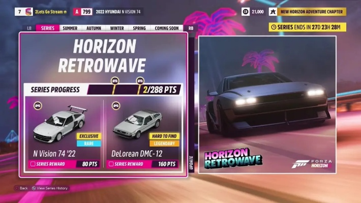 《极限竞速5》S13夏季赛车辆攻略：揭秘地平线5秋季赛季赛制胜秘籍